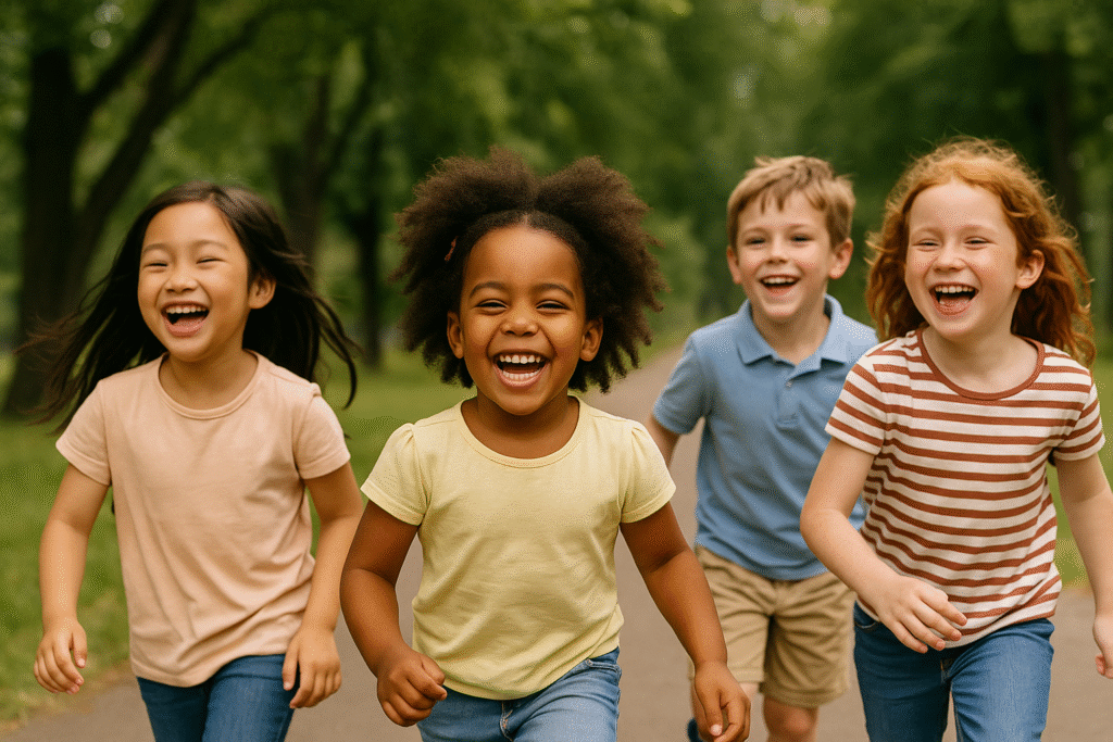 a childhood full of smiles